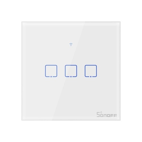 Smart Switch WiFi  Sonoff T0 EU TX (3-channels) image 1
