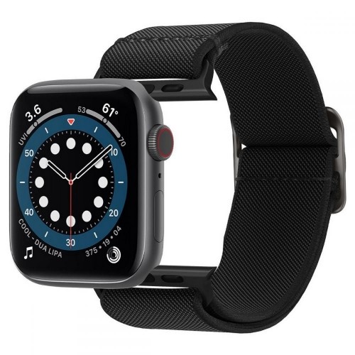 OEM Spigen Fit Lite band for Apple Watch 2 | 3 | 4 | 5 | 6 | SE 42 | 44 mm black image 1