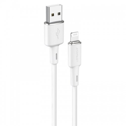 Acefast MFI USB cable - Lightning 1.2m, 2.4A white (C2-02 white) image 1