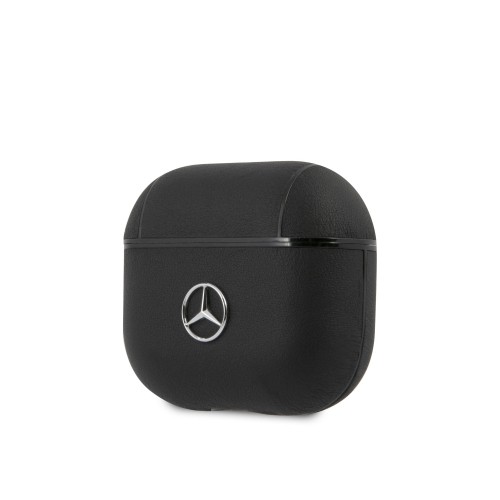 MEA3CSLBK Mercedes Leather Case for AirPods 3 Black image 1