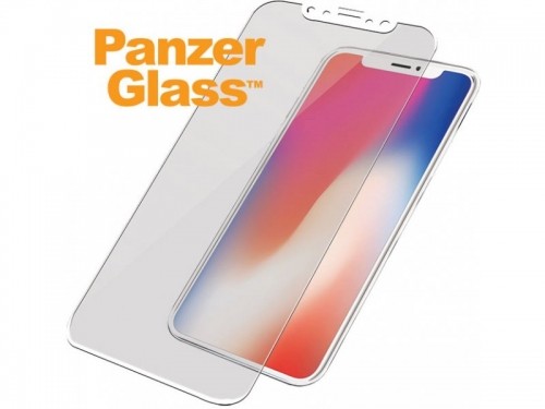 Panzer Glass rūdīts stikls priekš Apple iPhone X | XS | 11 Pro balts image 1