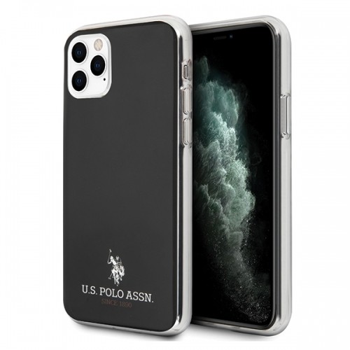 U.S. Polo USHCN65TPUBK Small Horse Cover Aizsargapvalks Apple iPhone 11 Pro Max Melns image 1