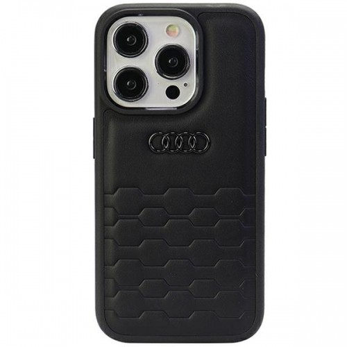 Audi GT Synthetic Leather iPhone 15 Pro Max 6.7" czarny|black hardcase AU-TPUPCIP15PM-GT|D2-BK image 1