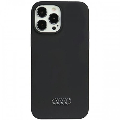 Audi Silicone Case iPhone 13 Pro Max 6.7" czarny|black hardcase AU-LSRIP13PM-Q3|D1-BK image 1