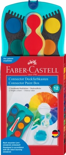 Акварель Faber-Castell Connector 12-цветов бирюзовая image 1