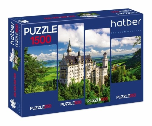 Puzle HATBER-HD Premium, 1500gab, , А2, 1050x730mm, pils kalnos image 1