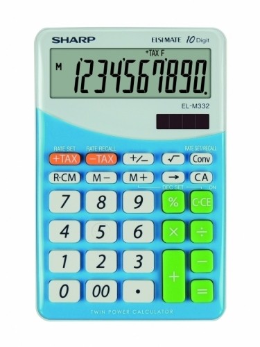 Galda kalkulators Sharp SH-ELM332BBL, melns image 1