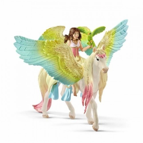 Rotaļu figūras Schleich Fairy Surah with glitter Pegasus Plastmasa image 1