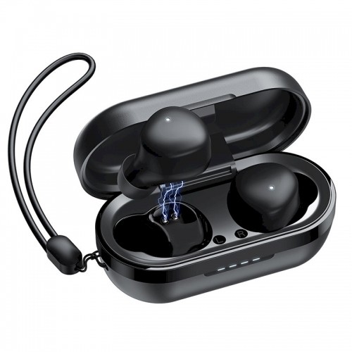 Joyroom TWS Bluetooth 5.1 300mAh wireless earphones black (JR-TL1 Pro) image 1