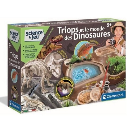 Dabaszinātņu Spēle Clementoni Triops et le monde des dinosaures FR image 1
