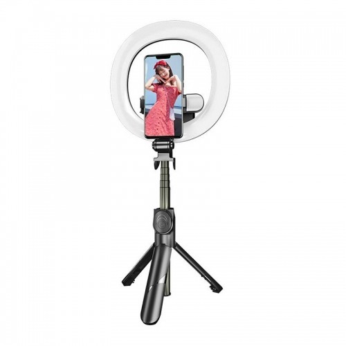 Selfie stick| tripod Puluz double LED image 1