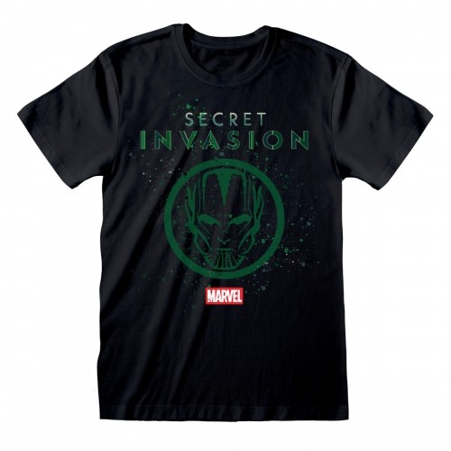 Krekls ar Īsām Piedurknēm Marvel Logo Icon Melns Unisekss image 1