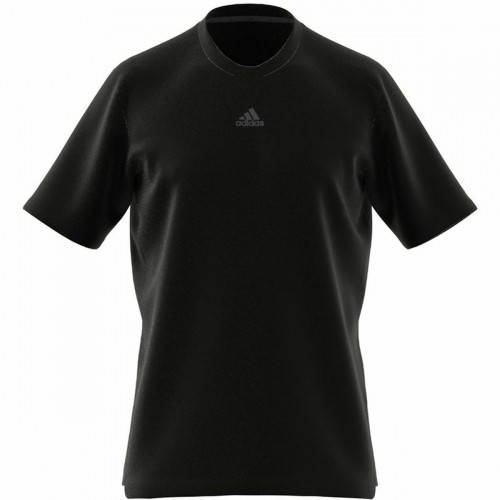 Vīriešu Krekls ar Īsām Piedurknēm Adidas Aeroready Melns image 1