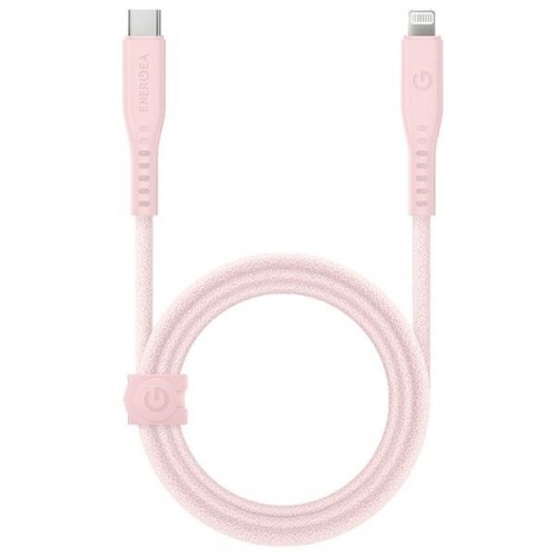 ENERGEA kabel Flow USB-C - Lightning C94 MFI 1.5m różowy|pink 60W 3A PD Fast Charge image 1