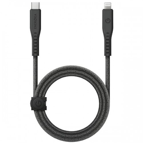 ENERGEA kabel Flow USB-C - Lightning C94 MFI 1.5m czarny|black 60W 3A PD Fast Charge image 1