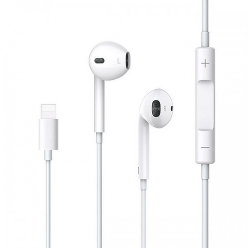 USAMS Słuchawki stereo EP-24 lightning iPhone 7|8|X|XS|XS Max|XR biały|white HSEP2401 image 1