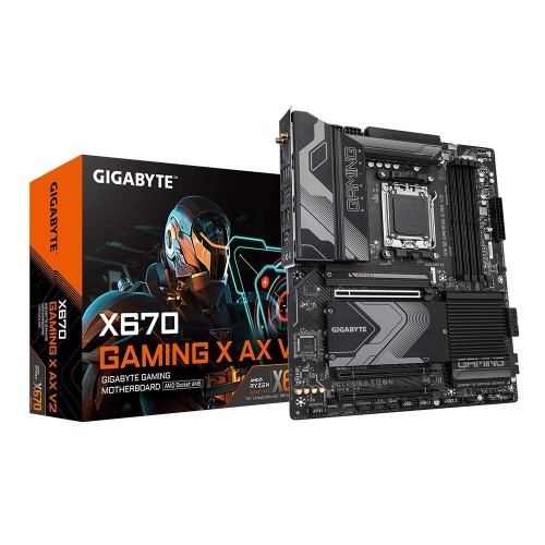 Mainboard|GIGABYTE|AMD X670|SAM5|ATX|Memory DDR5|Memory slots 4|2xPCI-Express 3.0 16x|1xPCI-Express 4.0 16x|2xM.2|1xHDMI|4xUSB 2.0|8xUSB 3.2|1xUSB-C|1xRJ45|3xAudio port|X670GAMINGXAXV2 image 1