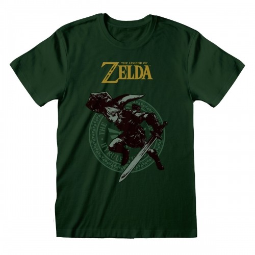 Krekls ar Īsām Piedurknēm The Legend of Zelda Link Pose Zaļš Unisekss image 1