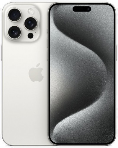 Apple iPhone 15 Pro Max 256GB, white titanium image 1