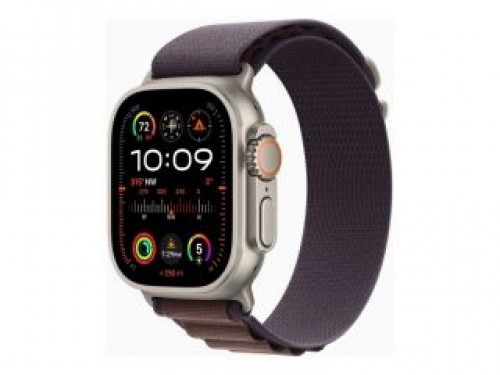 Apple  
         
       Watch Ultra 2 GPS + Cellular, 49mm Titanium Case with Indigo Alpine Loop - Medium image 1
