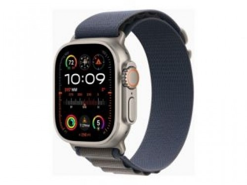 Apple  
         
       Watch Ultra 2 GPS + Cellular, 49mm Titanium Case with Blue Alpine Loop - Large image 1