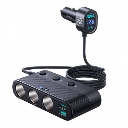 Car charger|adapter Joyroom JR-CCL01 7in1 black image 1