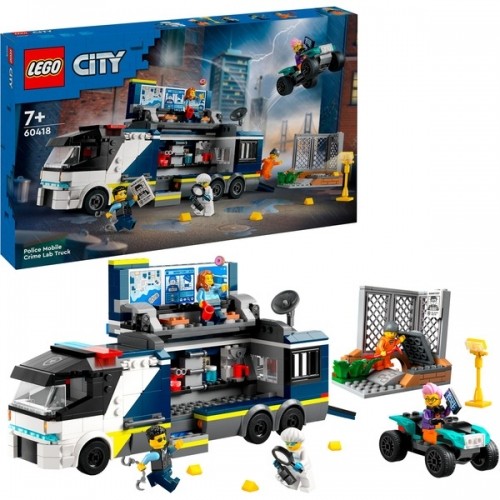 Lego 60418 City Polizeitruck mit Labor, Konstruktionsspielzeug image 1
