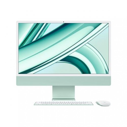 Apple iMac 24” 4.5K Retina, Apple  M3 8C CPU, 10C GPU/8GB/256GB SSD/Green/SWE Apple image 1