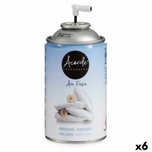 Acorde Air Freshener Refills Tīras Drēbes 250 ml (6 gb.) image 1