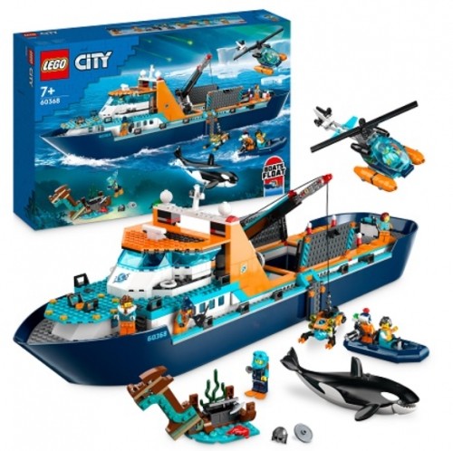 LEGO 60368 City Arctic Explorer Ship Konstruktors image 1