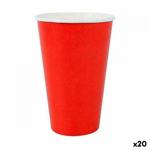 Набор стаканов Algon Одноразовые Картон Красный 10 Предметы 350 ml (20 штук) image 1