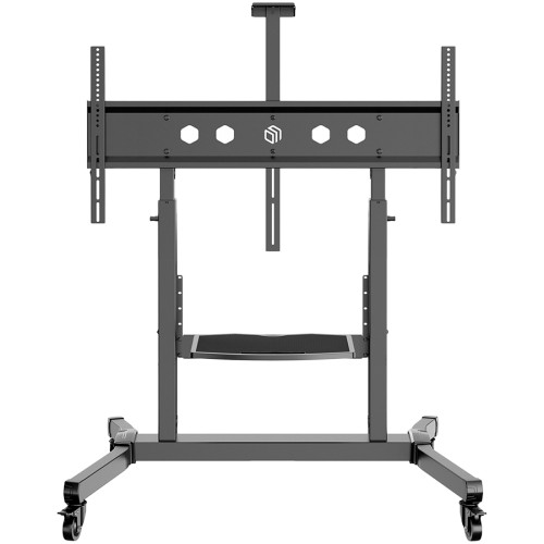 ONKRON Mobile TV Stand Rolling TV Cart for 50 to 100-Inch Screens up to 120 kg, black image 1