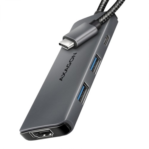 AXAGON HMC-5H8K USB 5Gbps hub, 2x USB-A, USB-C, HDMI 8k/30Hz, PD 100W, image 1