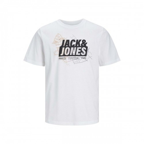 t-krekls Jack & Jones LOGO TEE SS 12252376 Balts image 1
