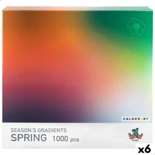 Puzle un domino komplekts Colorbaby Season's Gradients Spring 68 x 50 cm (6 gb.) image 1