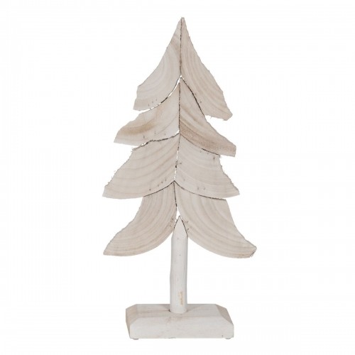 Bigbuy Christmas Jaungada eglīte Balts Paulovnijas koks 29 x 12 x 62 cm image 1