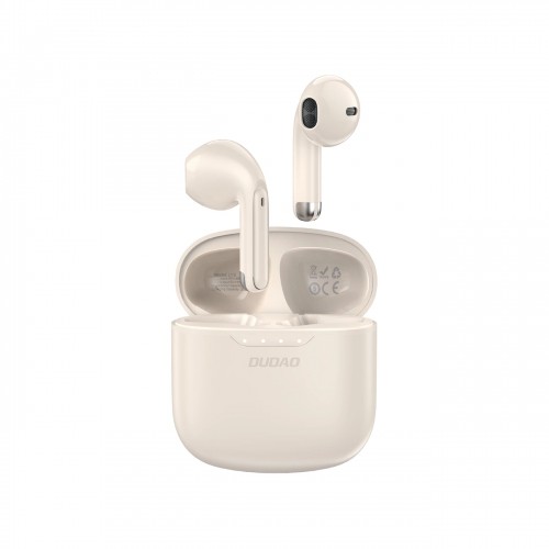 Dudao U18 Bluetooth 5.1 TWS wireless headphones - beige image 1