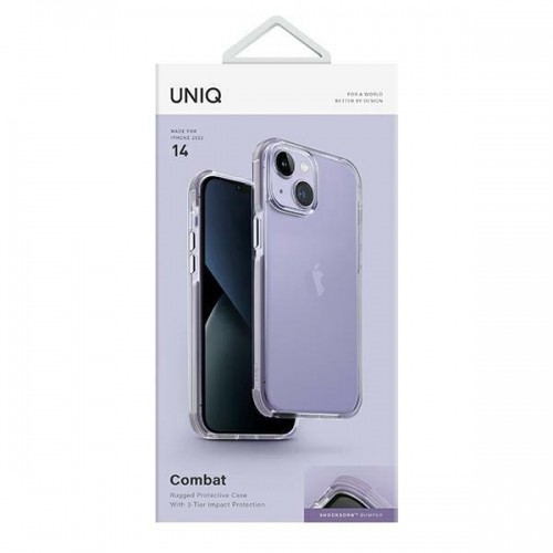 UNIQ etui Combat iPhone 14 6,1" liliowy|lilac lavender image 1
