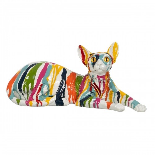 Bigbuy Home Dekoratīvās figūriņas Kaķis 33,5 x 15,5 x 15 cm image 1