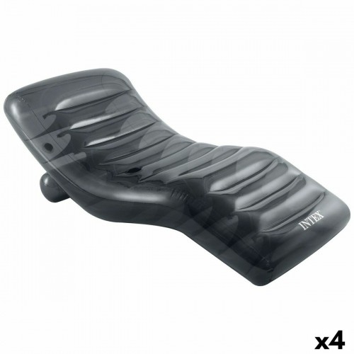 Надувное кресло Intex Серый 191 x 67 x 89 cm (4 штук) image 1