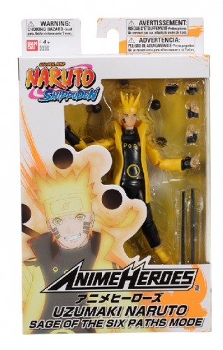 ANIME HEROES Naruto figūriņa ar aksesuāriem, 16 cm - Uzumaki Naruto Sage Of Six Paths Mode image 1