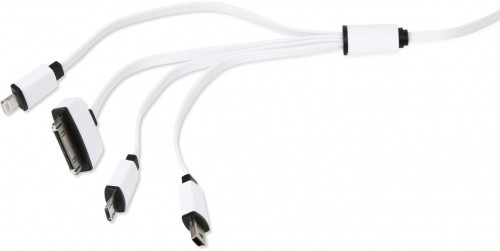 Omega kabelis USB - microUSB/miniUSB/Lightning/Apple 30-pin 4in1 (OUCK4WB) image 1