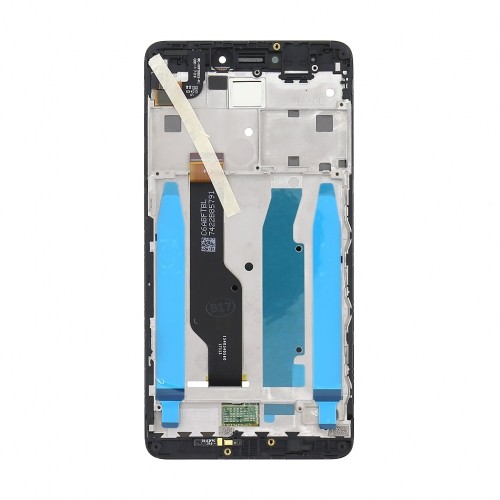 For_xiaomi LCD Display + Touch Unit + Front Cover for Xiaomi Redmi Note 4 Global Black image 1