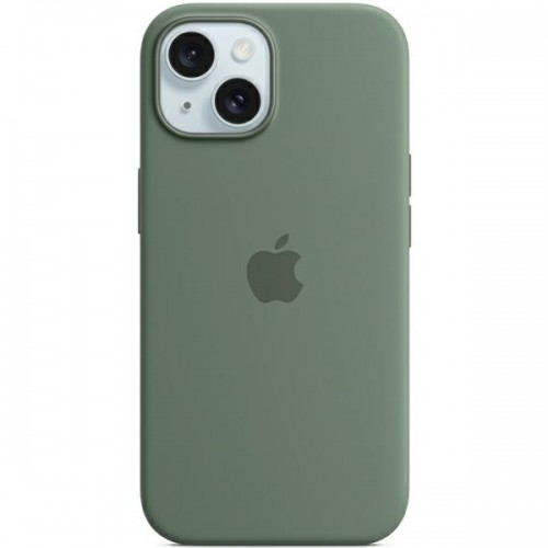 Etui Apple MT0X3ZM|A iPhone 15 | 14 | 13 6.1" MagSafe zielony cyprysowy|cypress Silicone Case image 1