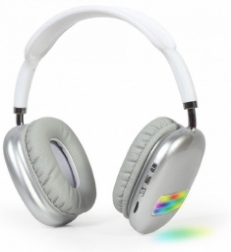Austiņas Gembird BT Stereo Headset with LED Light Effect White image 1