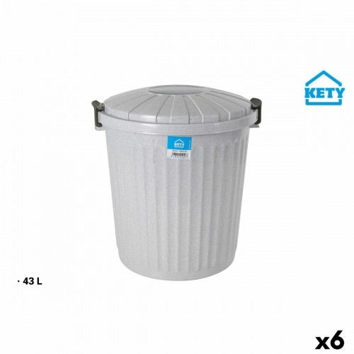 Bigbuy Home Atkritumu tvertne 43 L (6 gb.) image 1