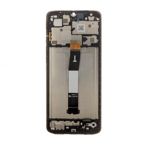 LCD Display + Touch Unit + Front Cover for Xiaomi Redmi 12C Black (Service Pack) image 1