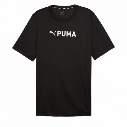Vīriešu Krekls ar Īsām Piedurknēm Puma Fit Ultrabreath Melns image 1