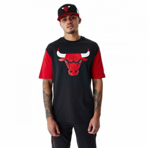 Vīriešu Krekls ar Īsām Piedurknēm New Era NBA Colour Insert Chicago Bulls Melns image 1