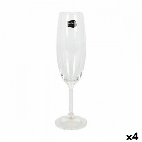 Glāžu Komplekts Crystalex Lara Šampanietis 220 ml Stikls (6 gb.) (4 gb.) image 1